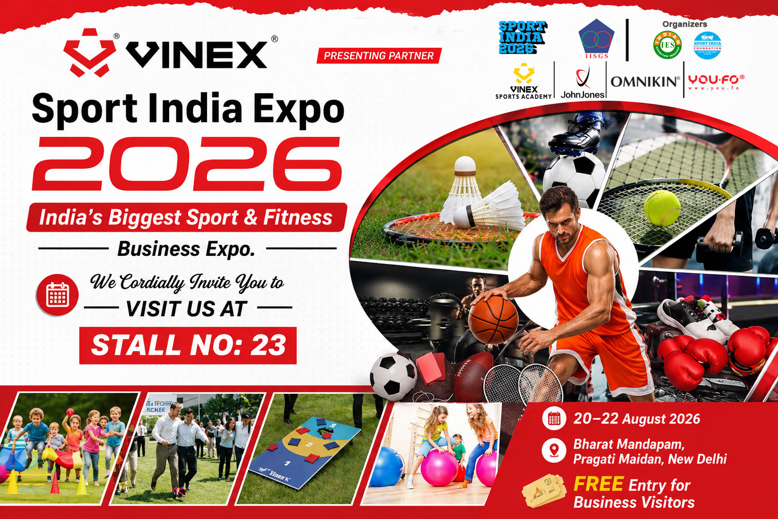 Vinex at Sport India Expo 2026